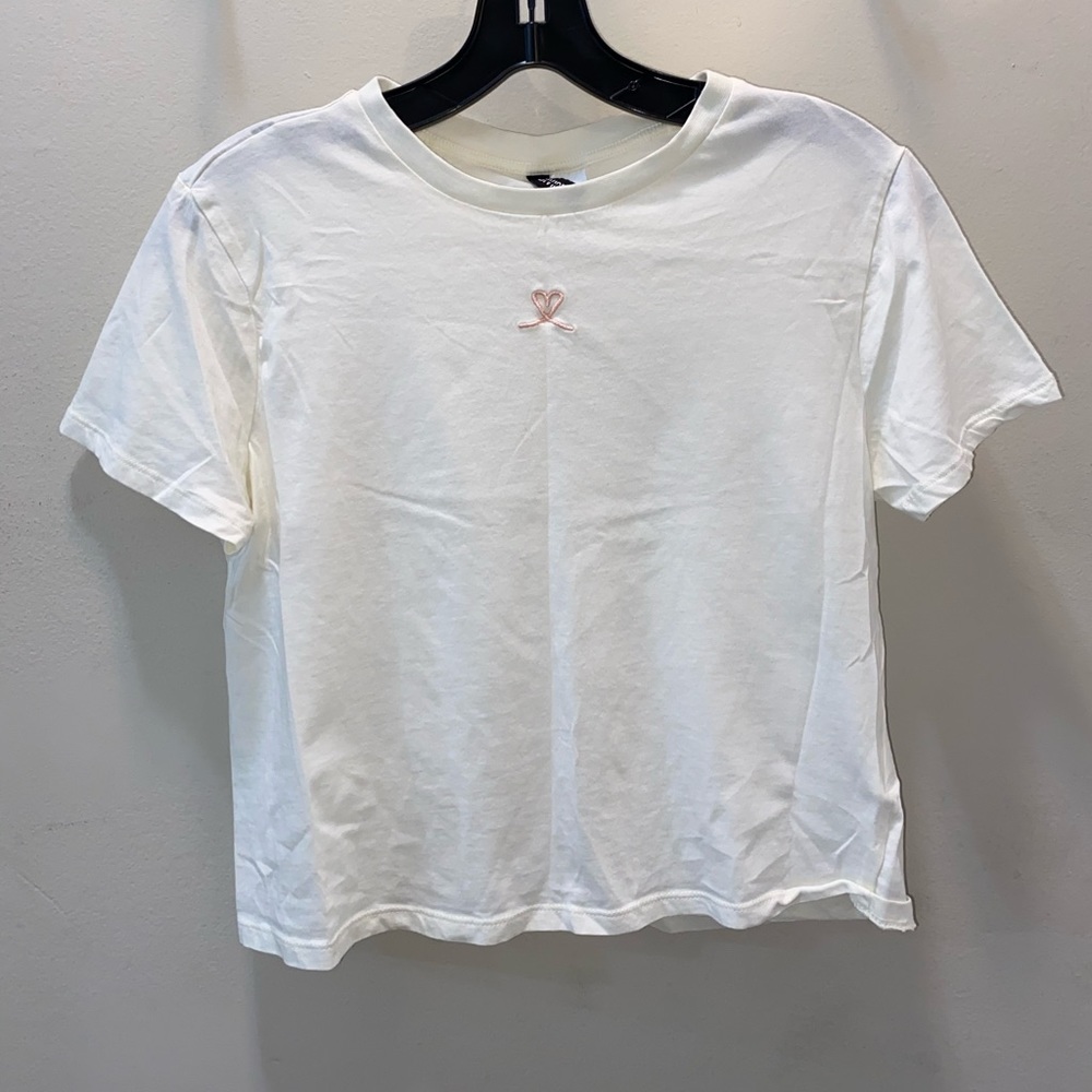 Basic white crop top